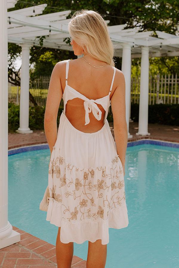 Seaside Bliss Embroidered Mini Dress Baby Product Image