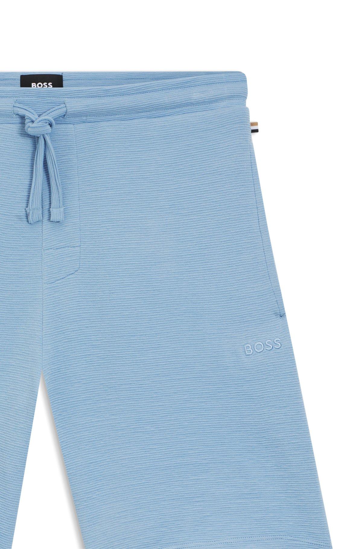 Stretch-jersey pajama shorts with embroidered logo Product Image