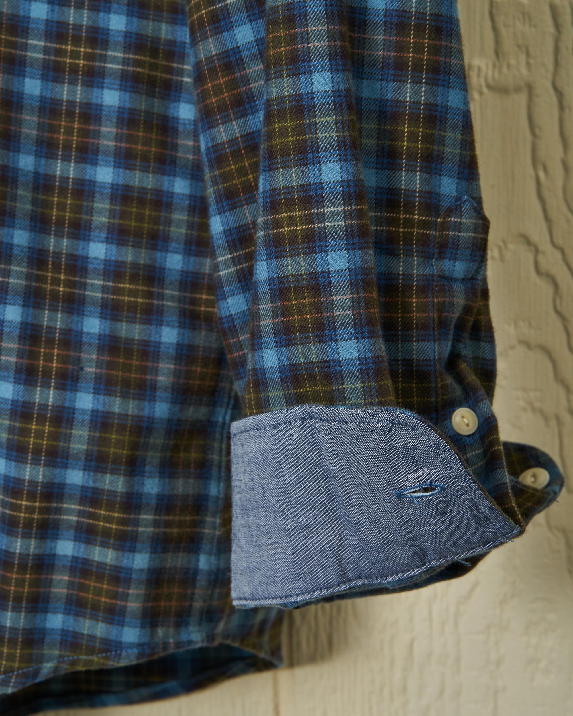 Chore Shirt in Olive/Denim Heather Product Image