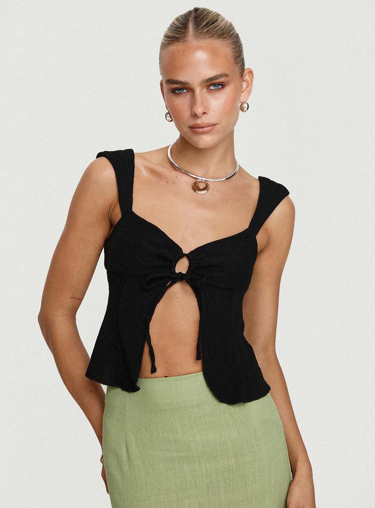 Moshe Top Black Product Image