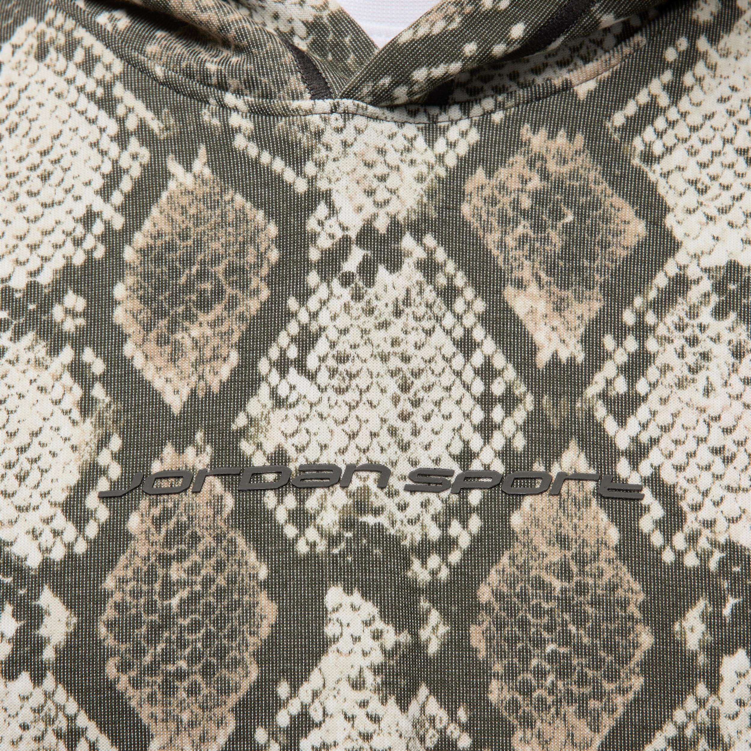 Mens Jordan Sport Hoop Fleece Dri-FIT Printed Pullover Hoodie | HF9894-133 Product Image