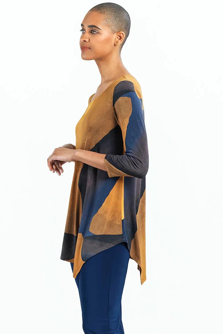 Kerchief Angle-Hem Tunic Product Image