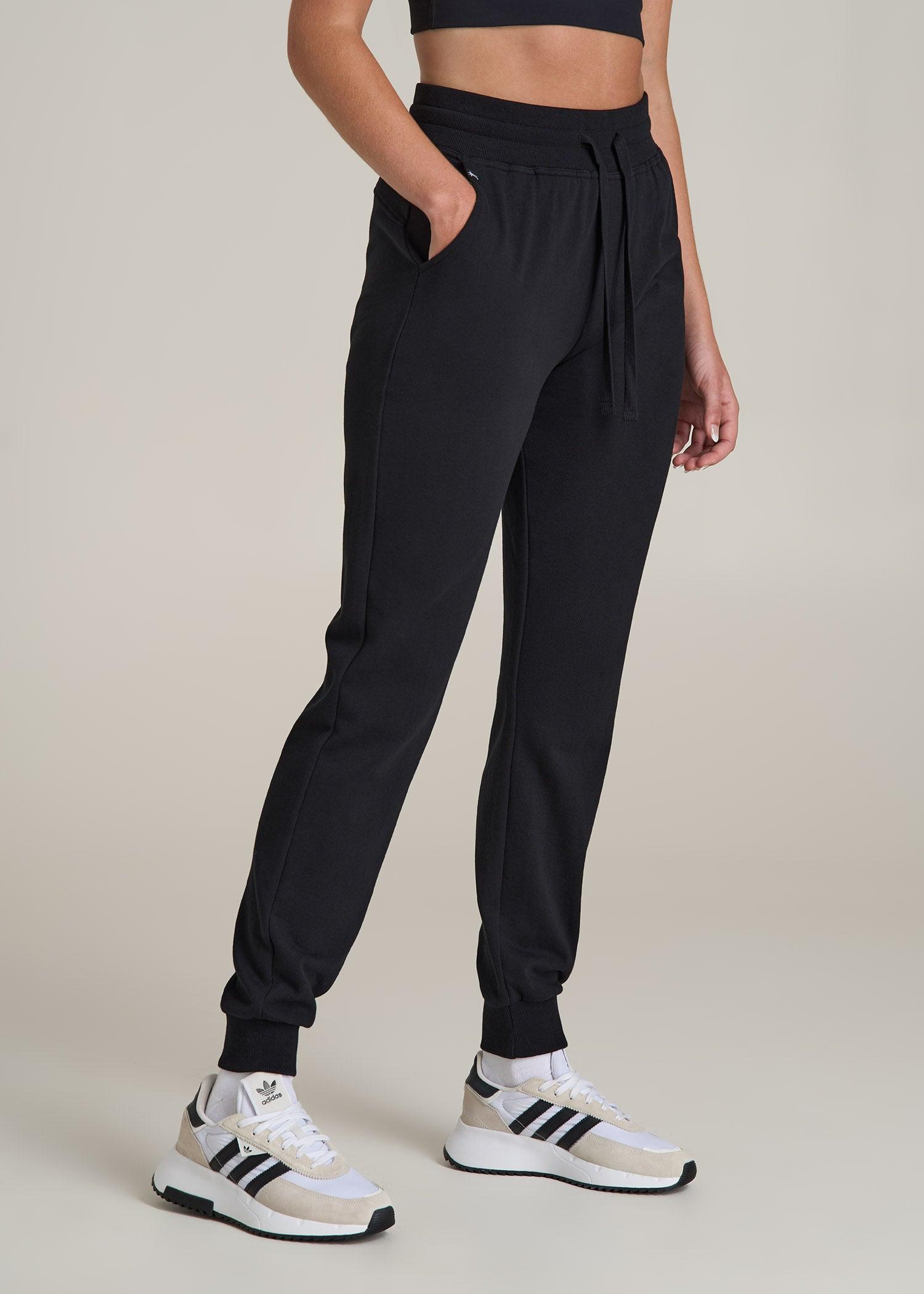 Wearever 2.0 French Terry Joggers for Tall Women in Black Female Product Image