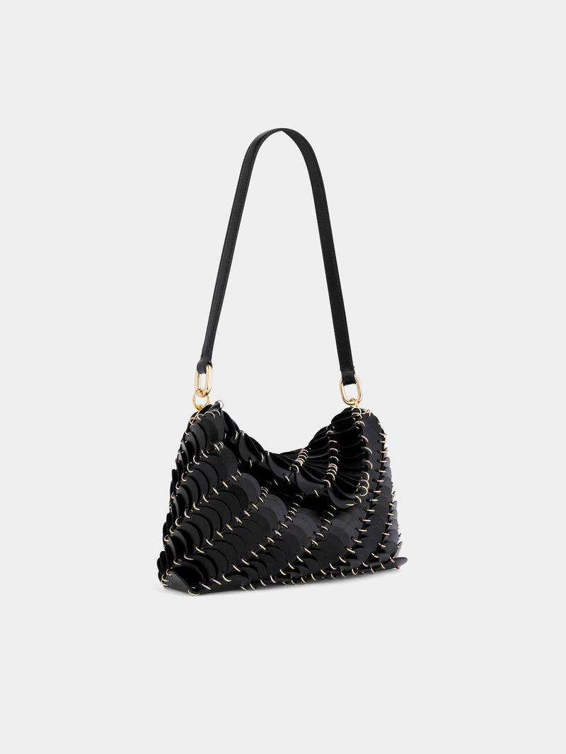 BLACK PACO SHOULDER CLUTCH CALF Product Image