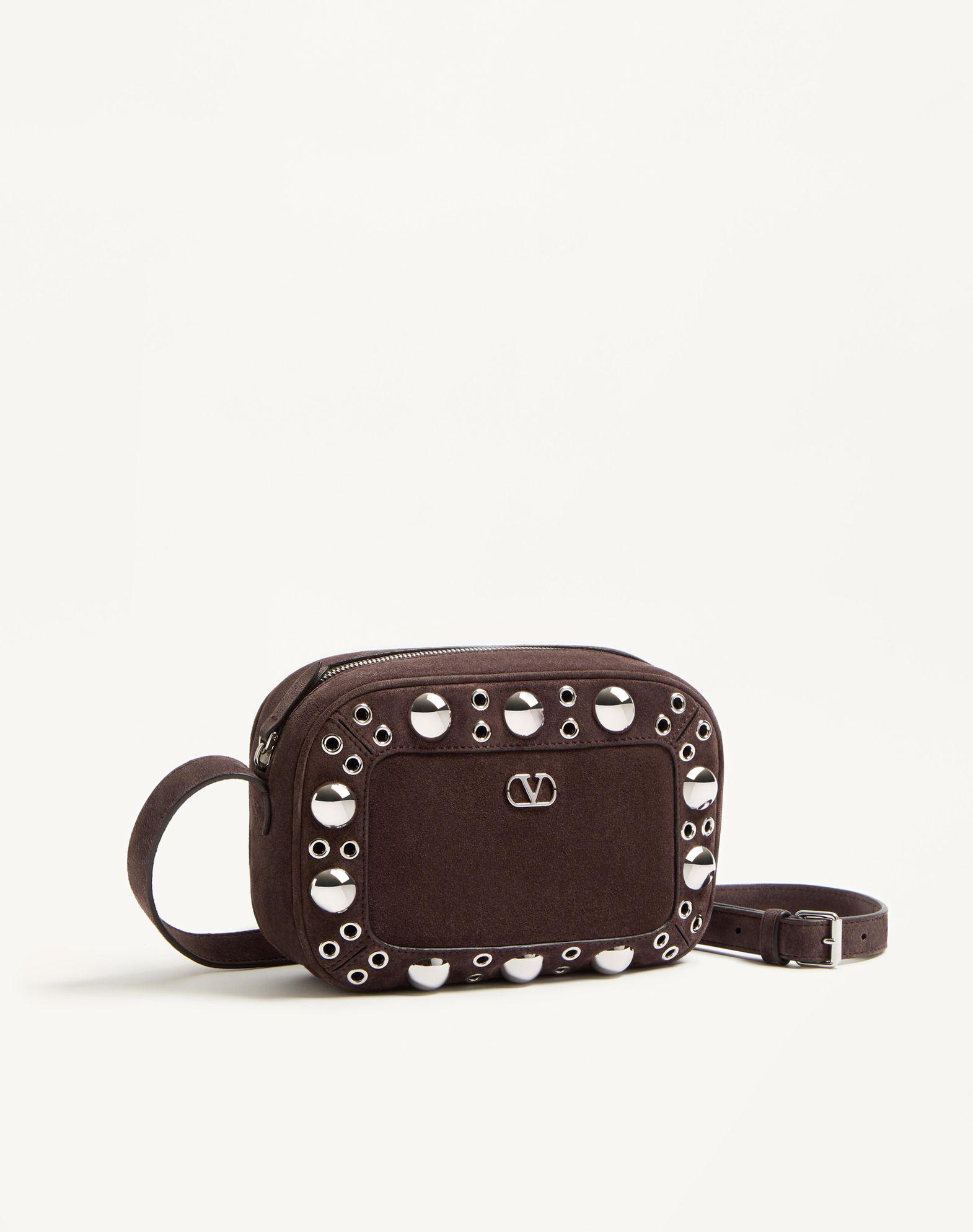 Valentino Garavani Nellcôte Suede Shoulder Bag Product Image