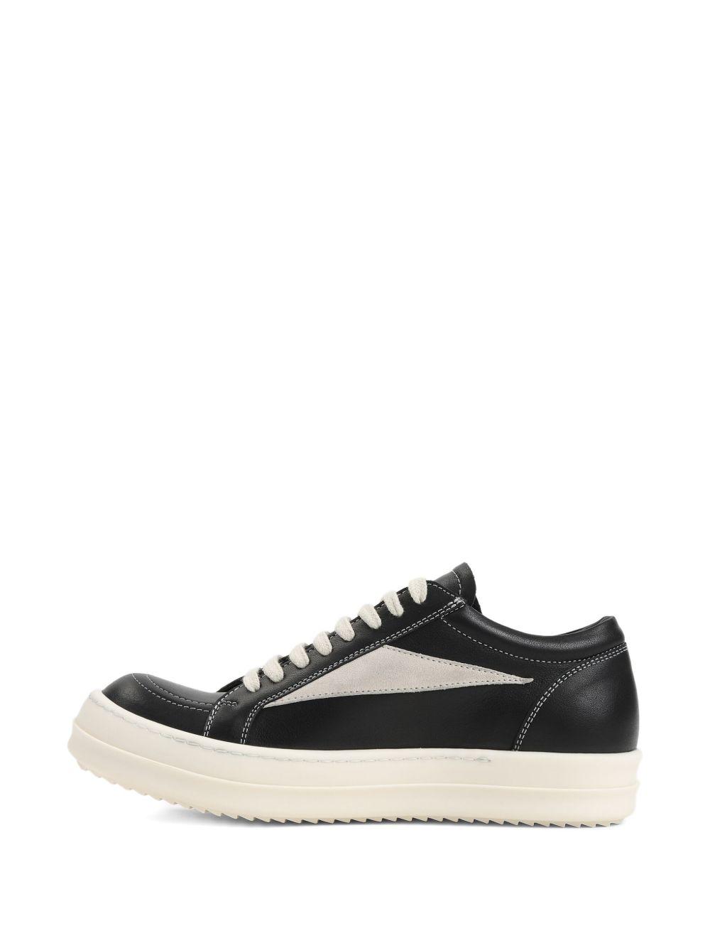 leather panelled sneakers Product Image