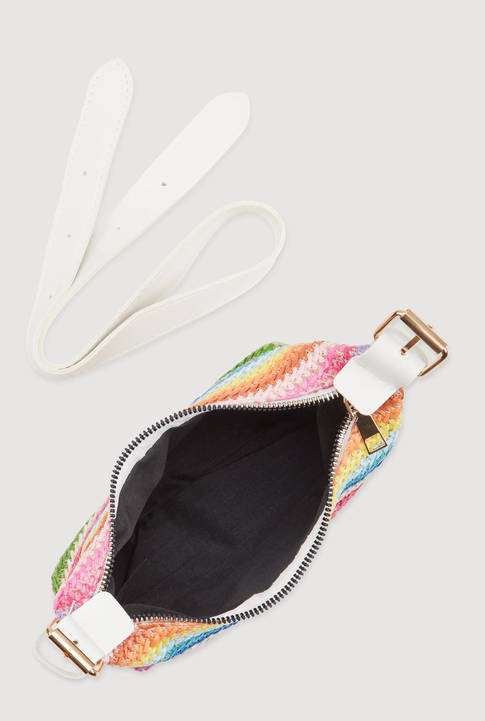 Trendy Multi Color Striped Shoulder Bag Female Product Image