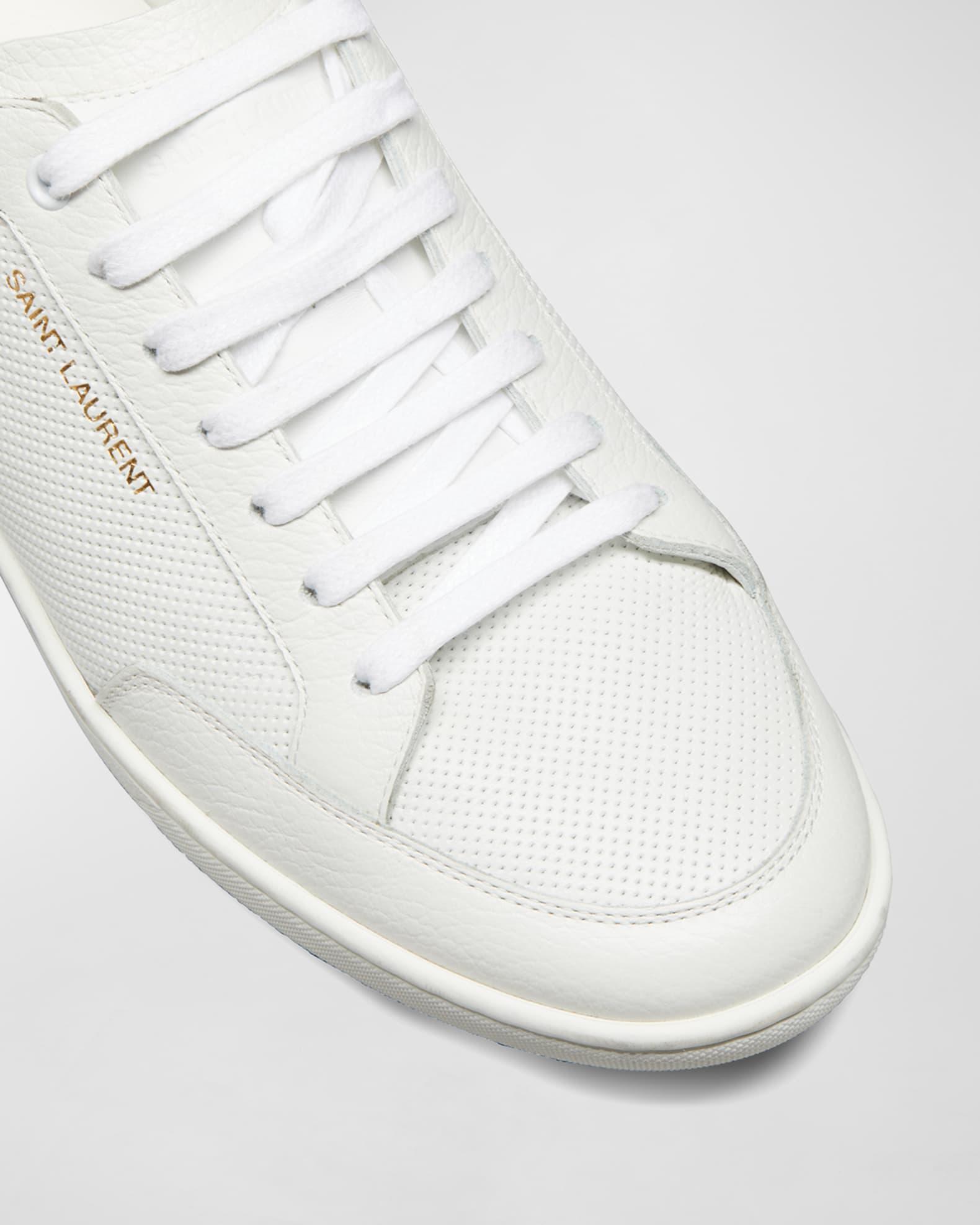 Men's SL/06 Signature Perforated Leather Low-Top Sneakers Product Image
