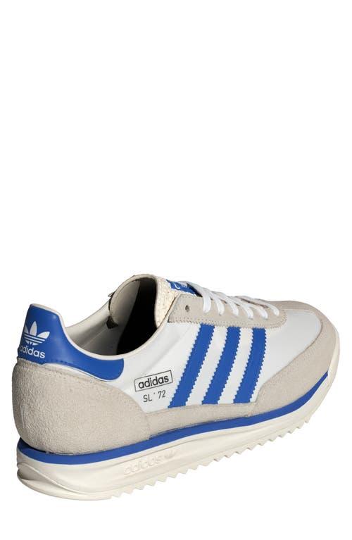 adidas Gender Inclusive SL 72 RS Sneaker in Chalk White/blue/white at Nordstrom, Size 13 Women's Product Image
