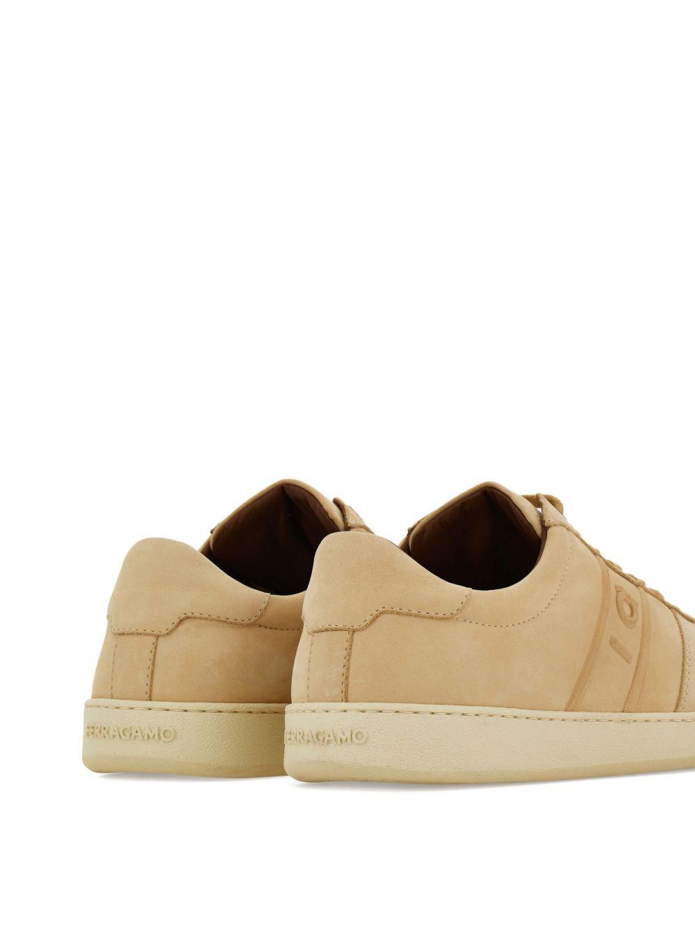 logo leather low-top sneakers Product Image