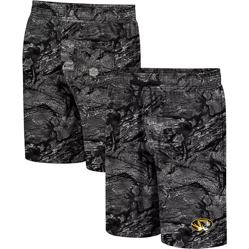 Men's Colosseum Charcoal Kansas State Wildcats Realtree Aspect Ohana Swim Shorts,  Product Image
