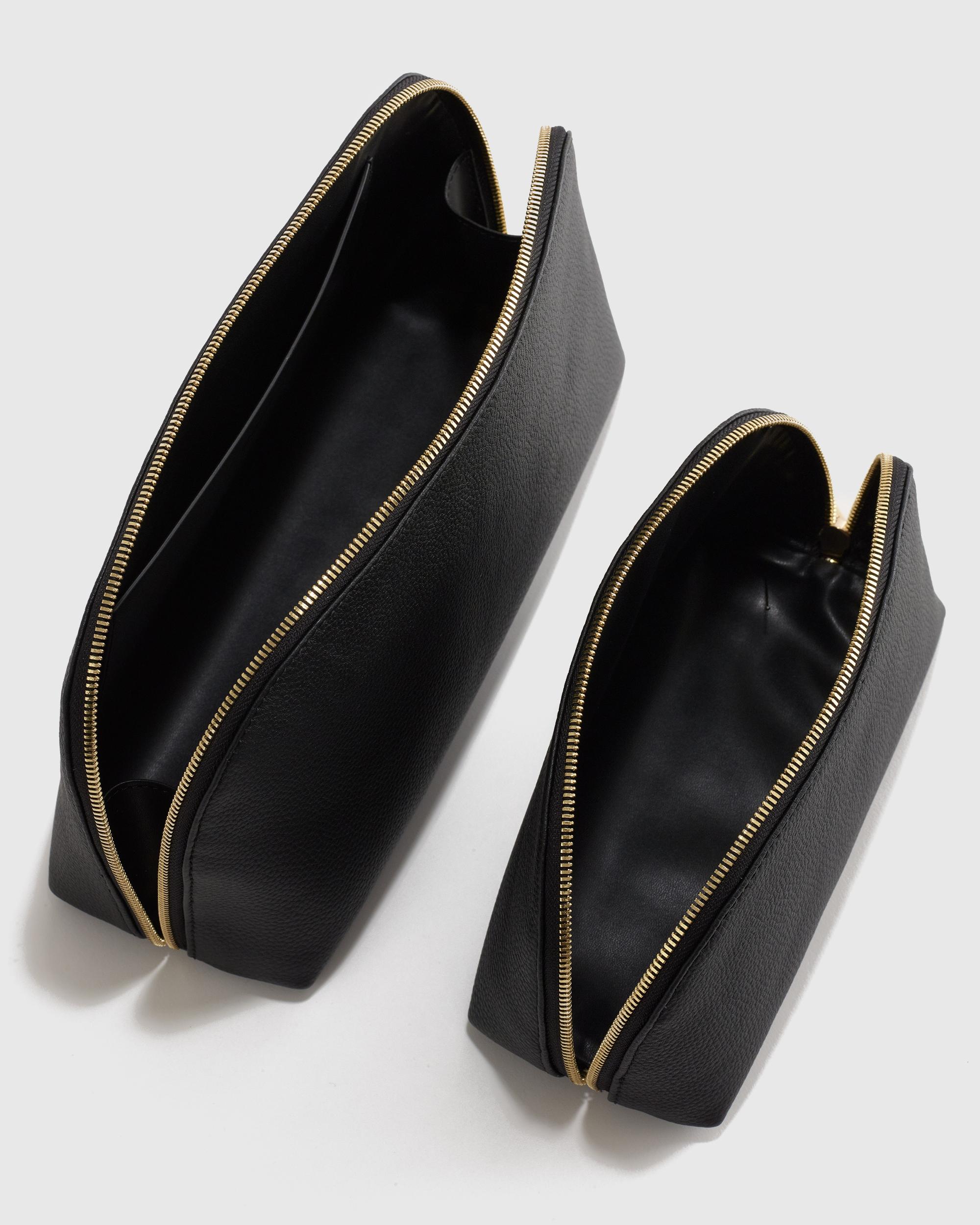 Quince | Women's Italian Leather Pouch Travel Set Product Image