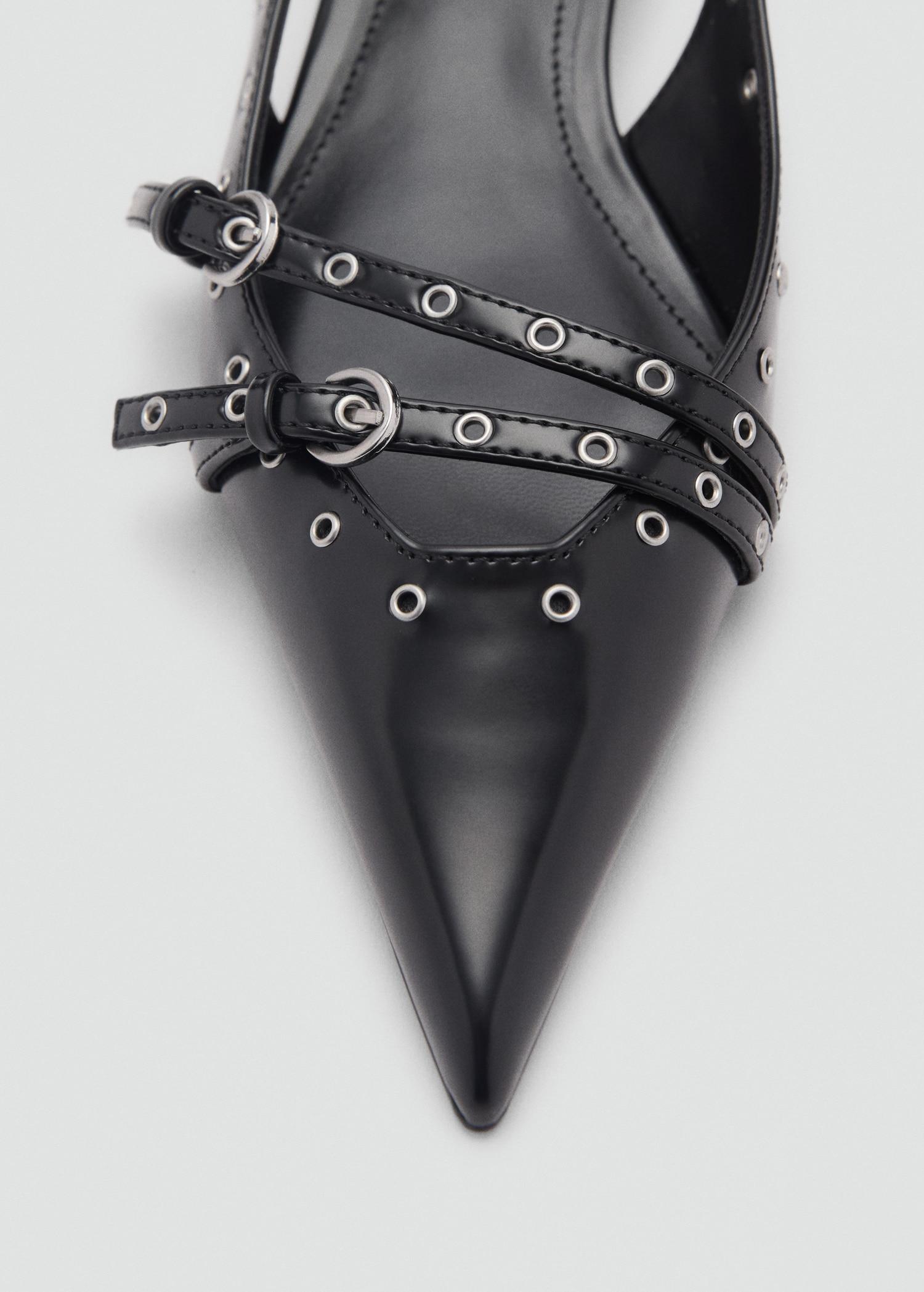 Die-cut kitten shoes - Women | MANGO USA Product Image