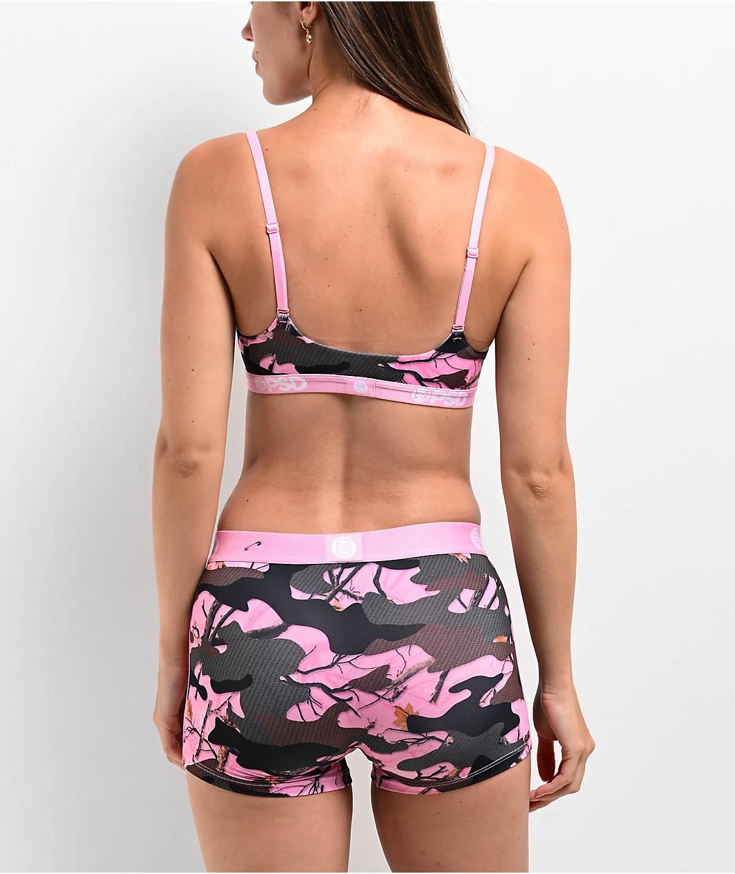 PSD Stealth Woods Pink Camo Bralette Product Image