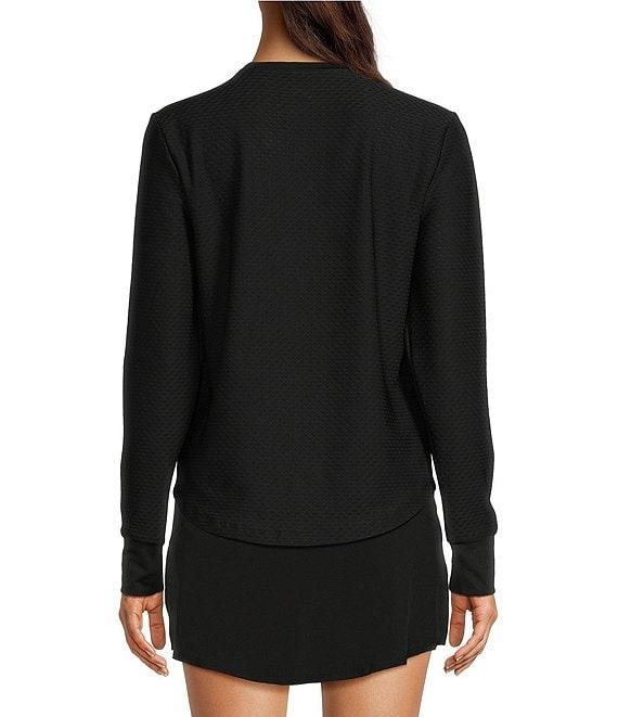 Addison Bay Palmetto Long Sleeve Crew Neck Shirttail T-Shirt Product Image