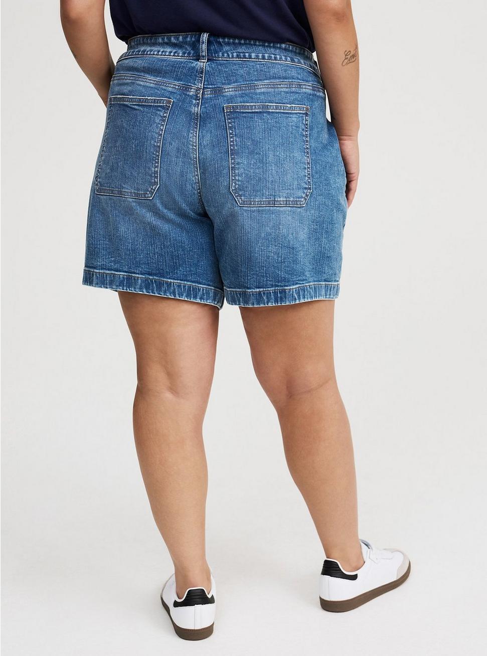 High-Rise Loose Drawstring Short Product Image