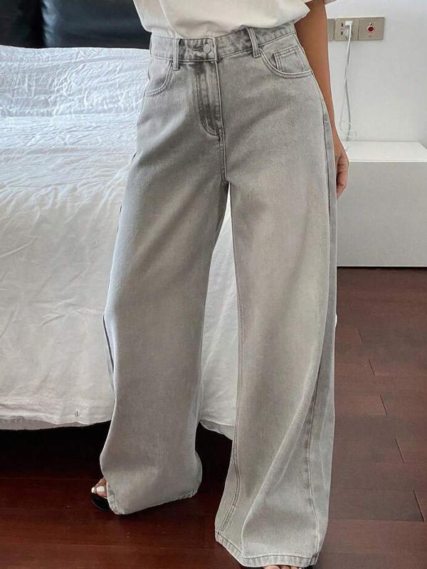 Retro Lazy Boyfriend Jeans Product Image