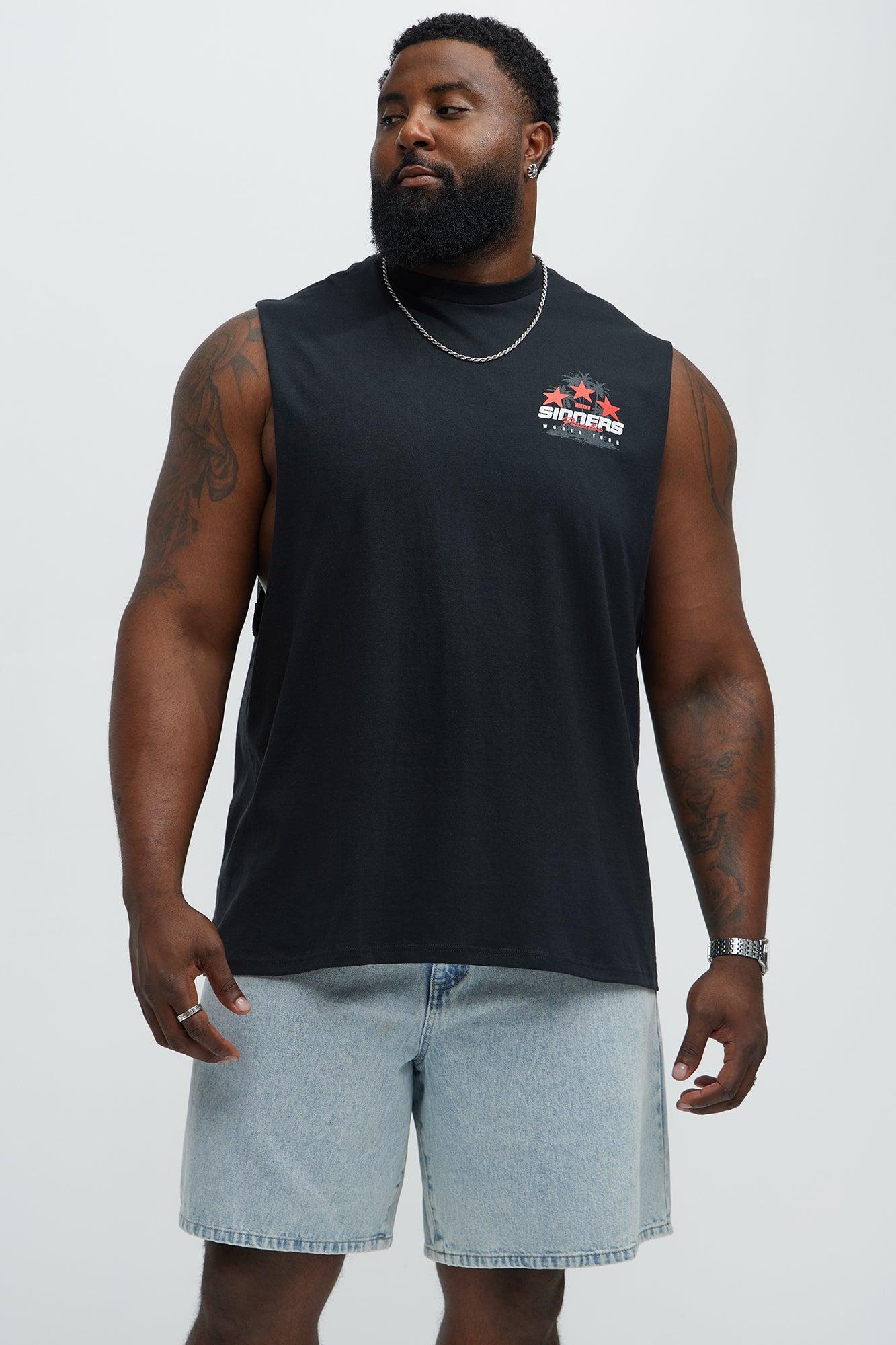 Sinners Paradise Muscle Tee - Black Product Image