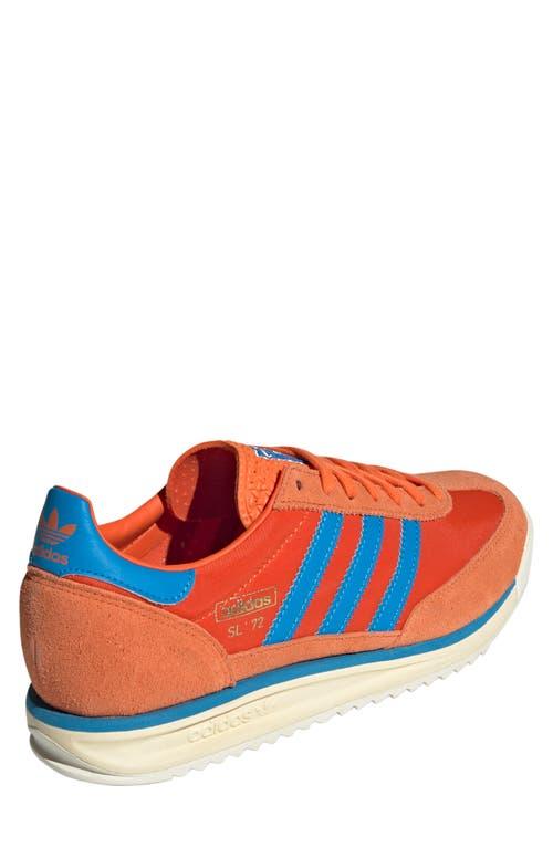 adidas Gender Inclusive SL 72 RS Sneaker in Orange/Bright Blue at Nordstrom, Size 10 Women's Product Image