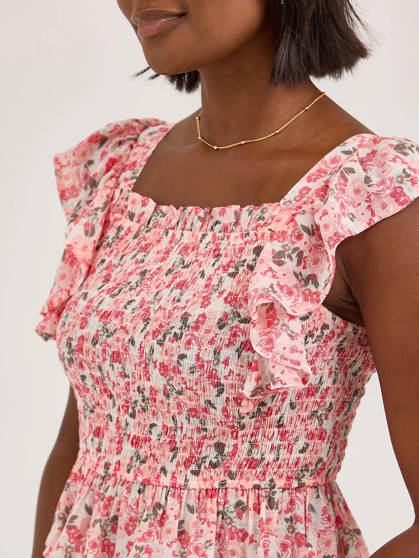 Women's Floral Print Baby Doll Tank | Women's Tops & Tees | Lee® Product Image