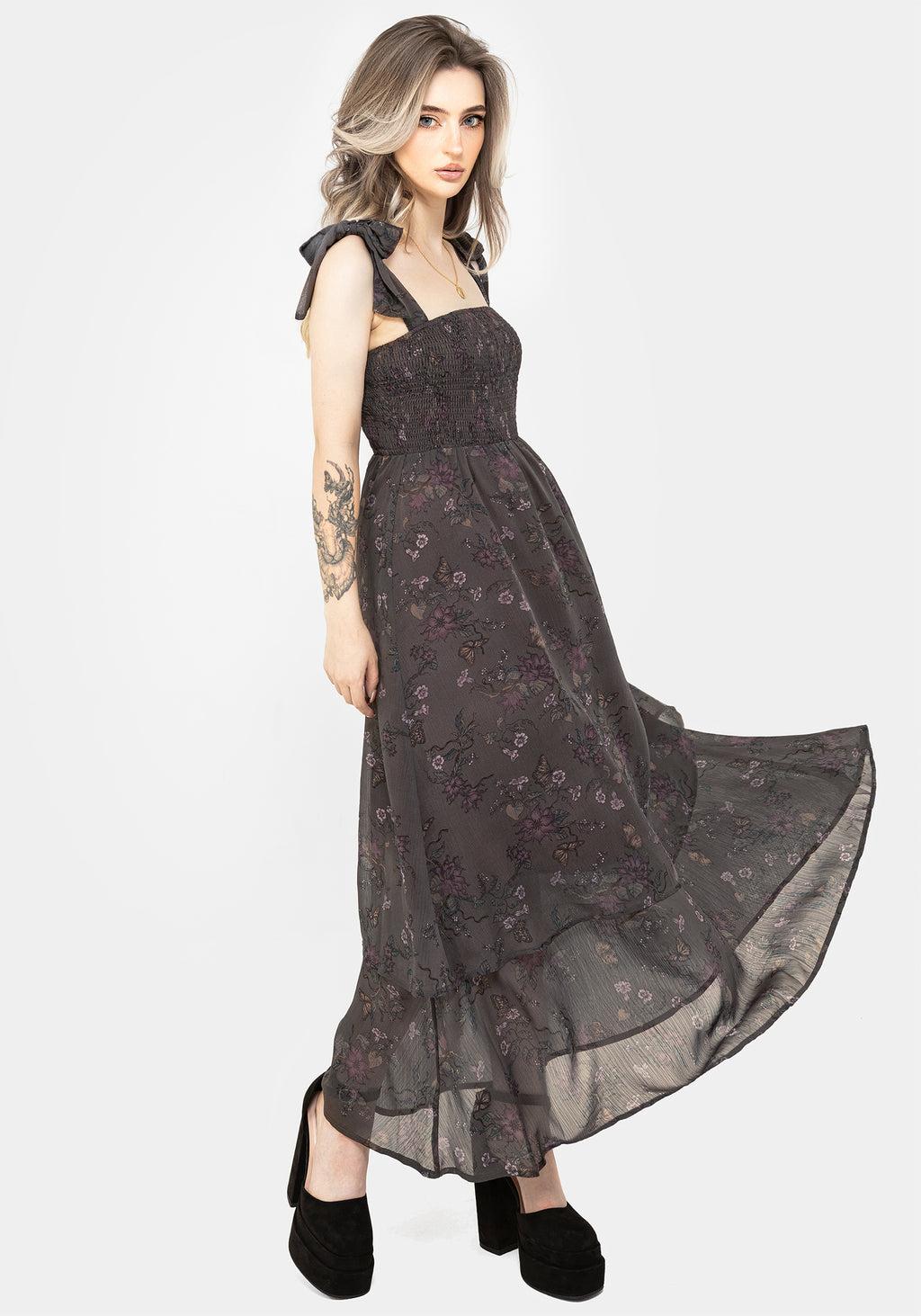 Arnora Cami Tiered Shirred Bodice Maxi Dress Product Image