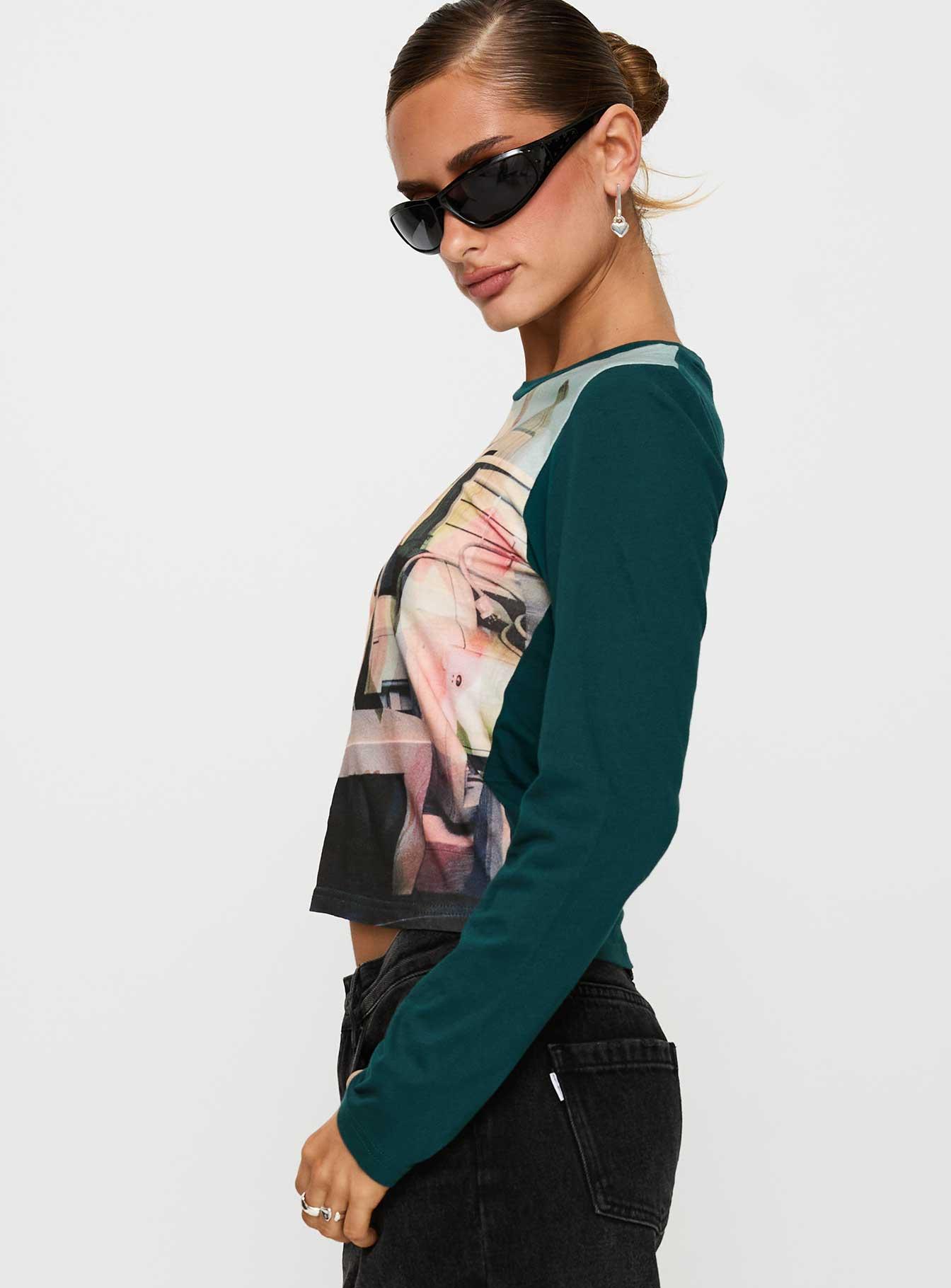 Sonique Long Sleeve Top Multi Product Image