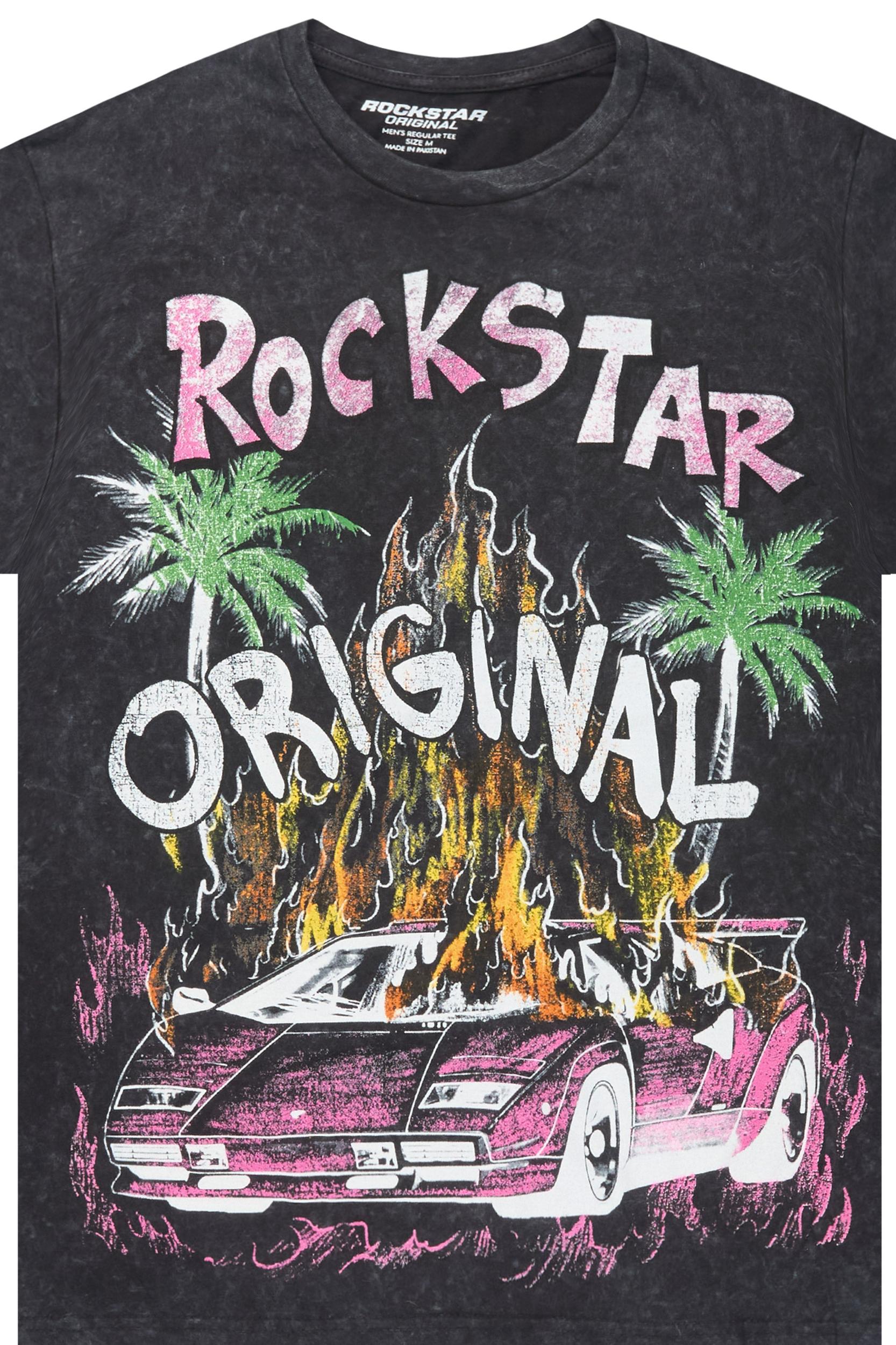 Moniqa Vintage Black Oversized T-Shirt Female Product Image