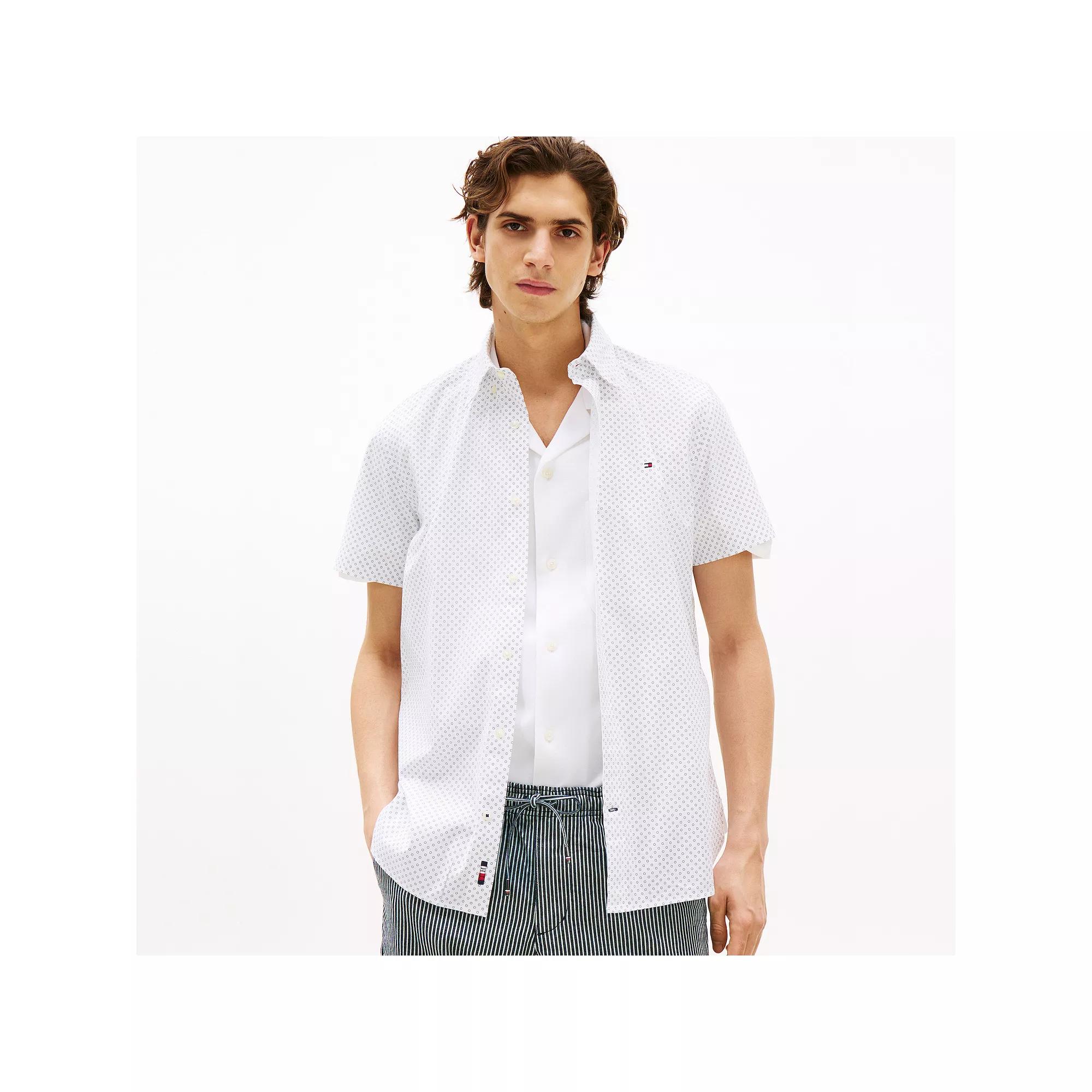 Men's Tommy Hilfiger Short Sleeve Printed Shirt,  Product Image