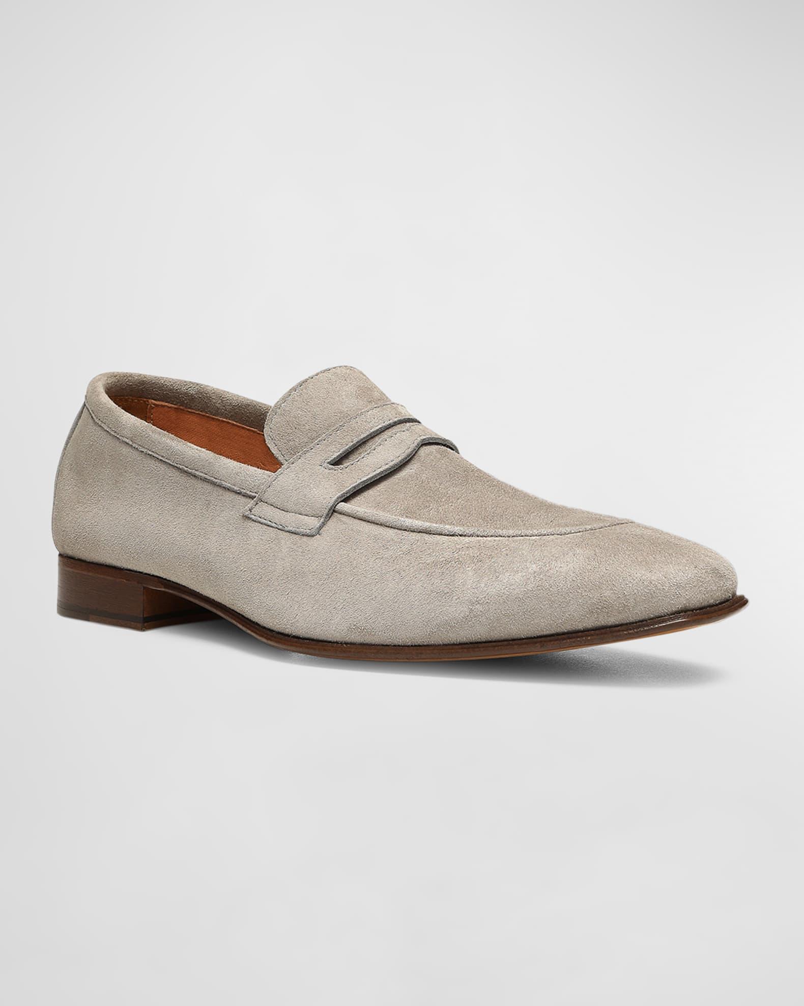 Men's Jayce Suede Penny Loafers Product Image