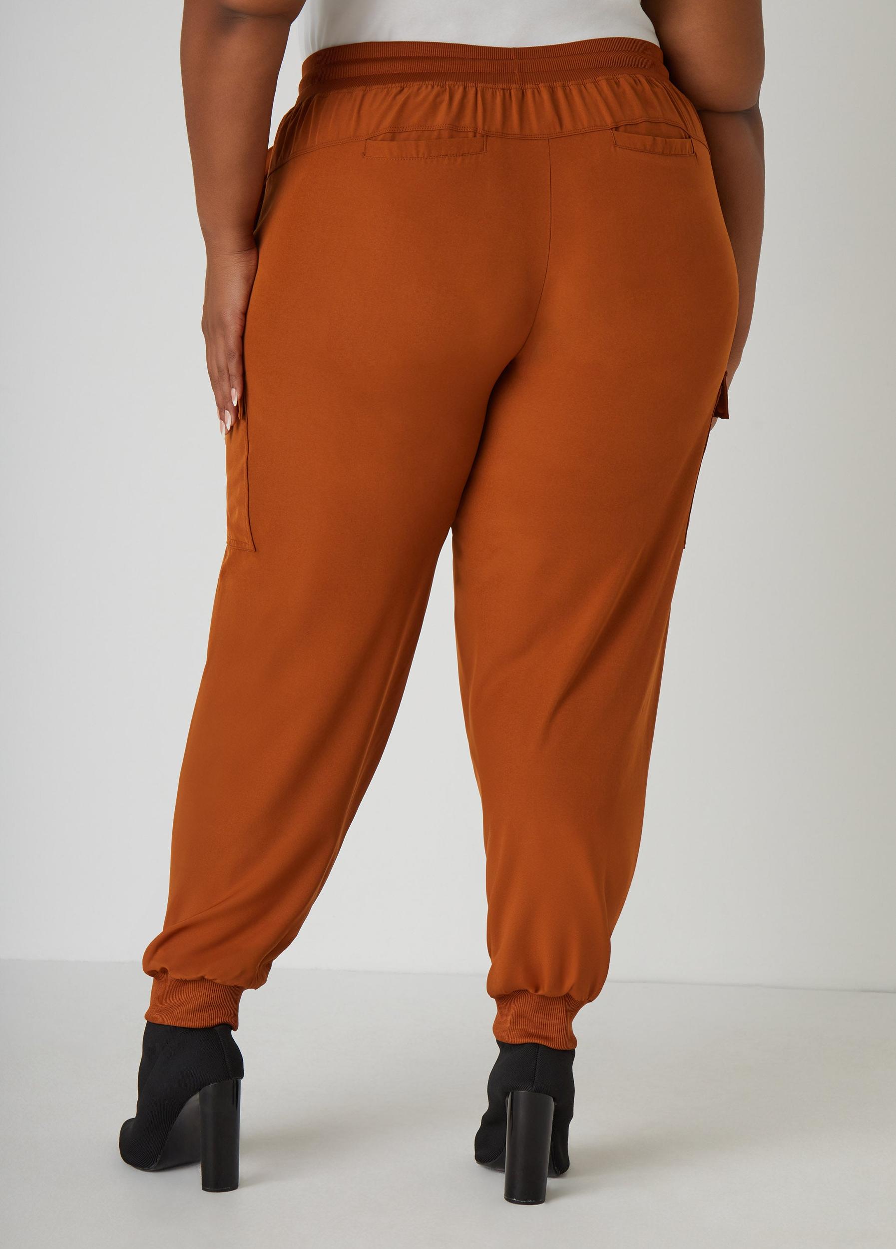 High Rise Cargo Joggers Product Image