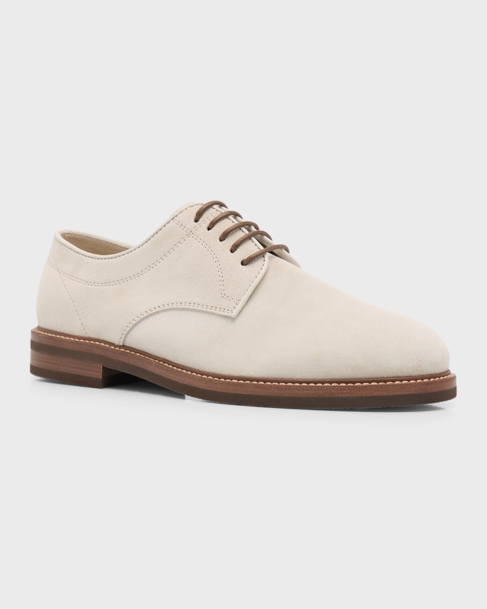 Men's Suede Derby Shoes Product Image