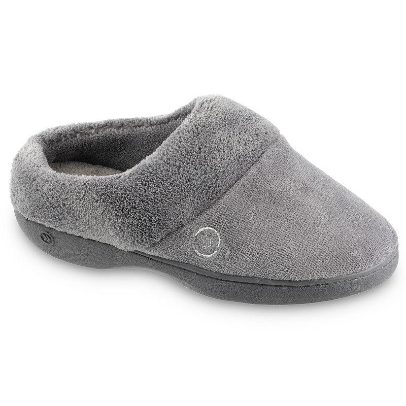 isotoner Mixed Microterry Hoodback Women's Slippers,  Product Image