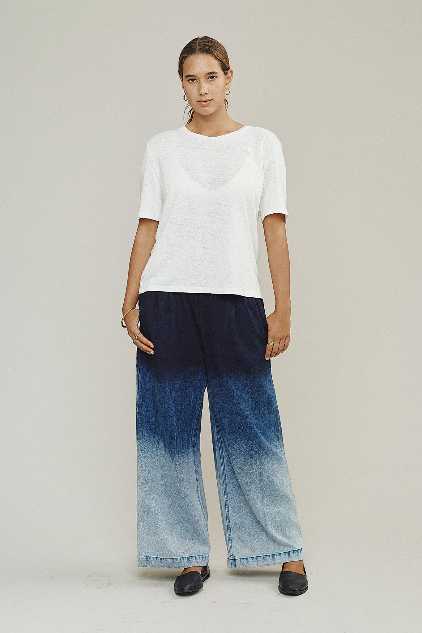 Ombre Disco Denim Pant Female Product Image