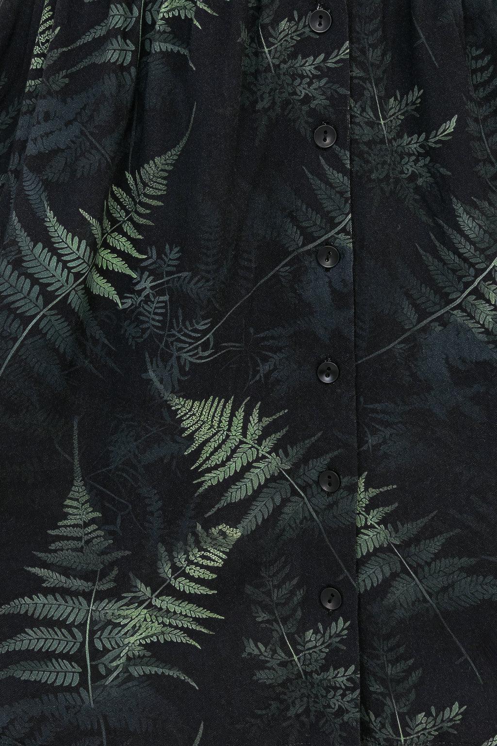 Fernery Button Up Corset Mini Dress Product Image