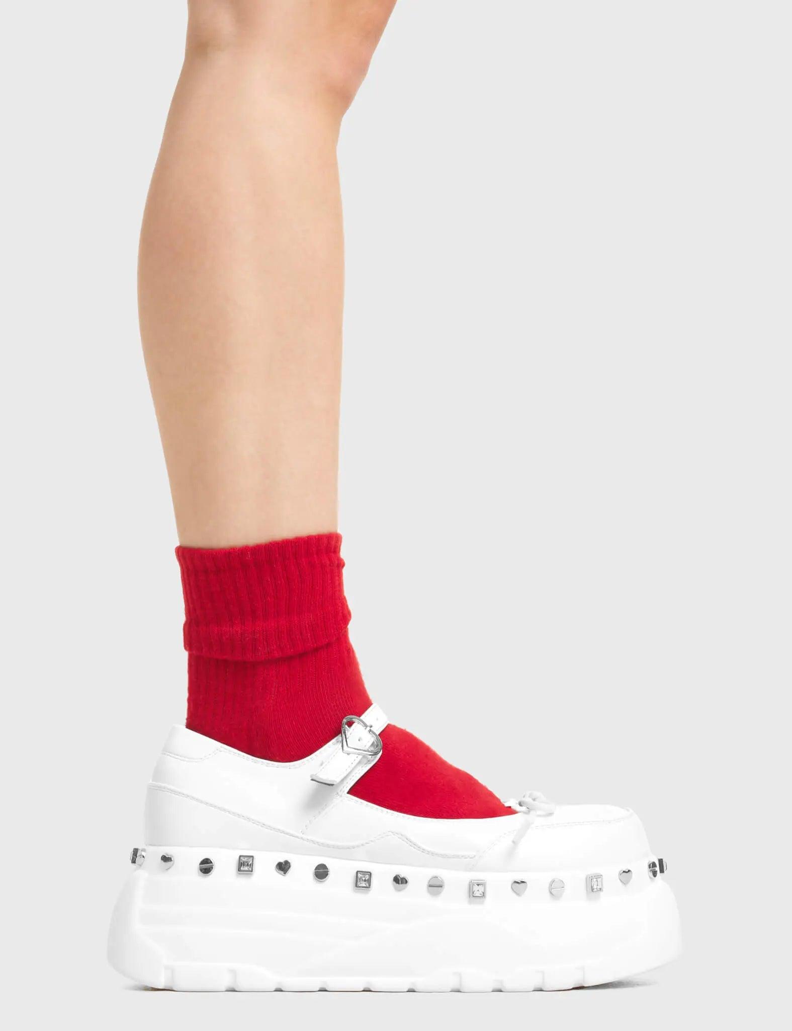 Beauty Queen Chunky Platform Mary Jane Shoes Product Image