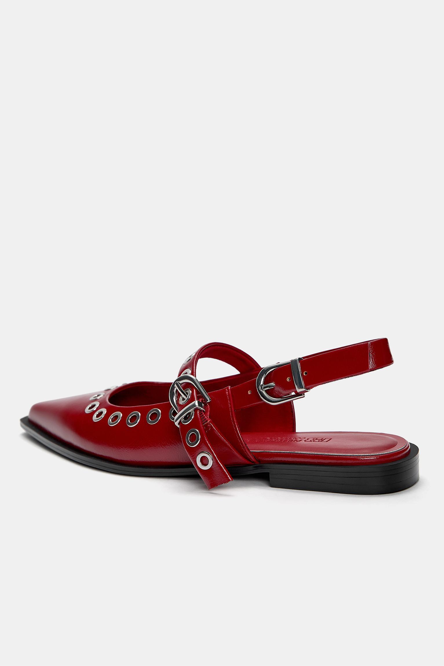 Studded slingback shoes Product Image