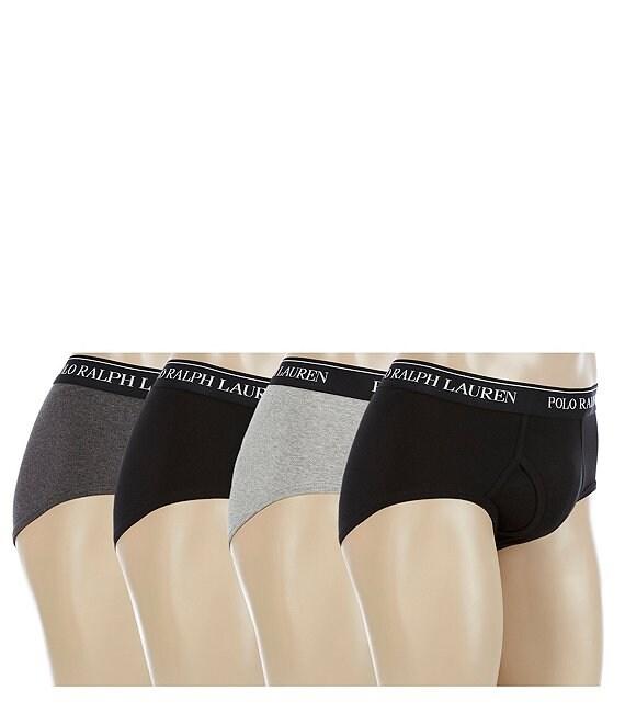 Polo Ralph Lauren Classic Cotton Mid-Rise Briefs 4-Pack Product Image