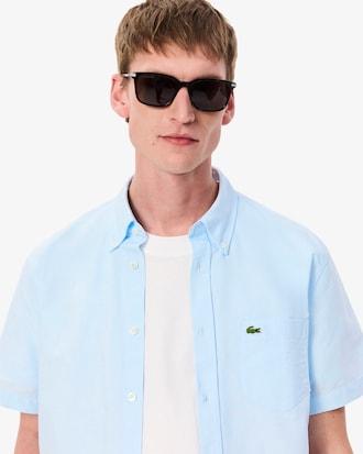 Regular Fit Short Sleeved Oxford Shirt Product Image