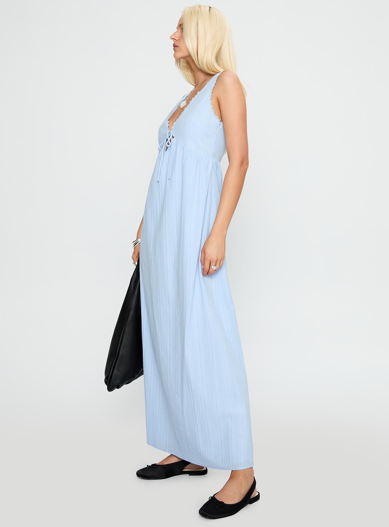 Elyza Maxi Dress Blue Product Image