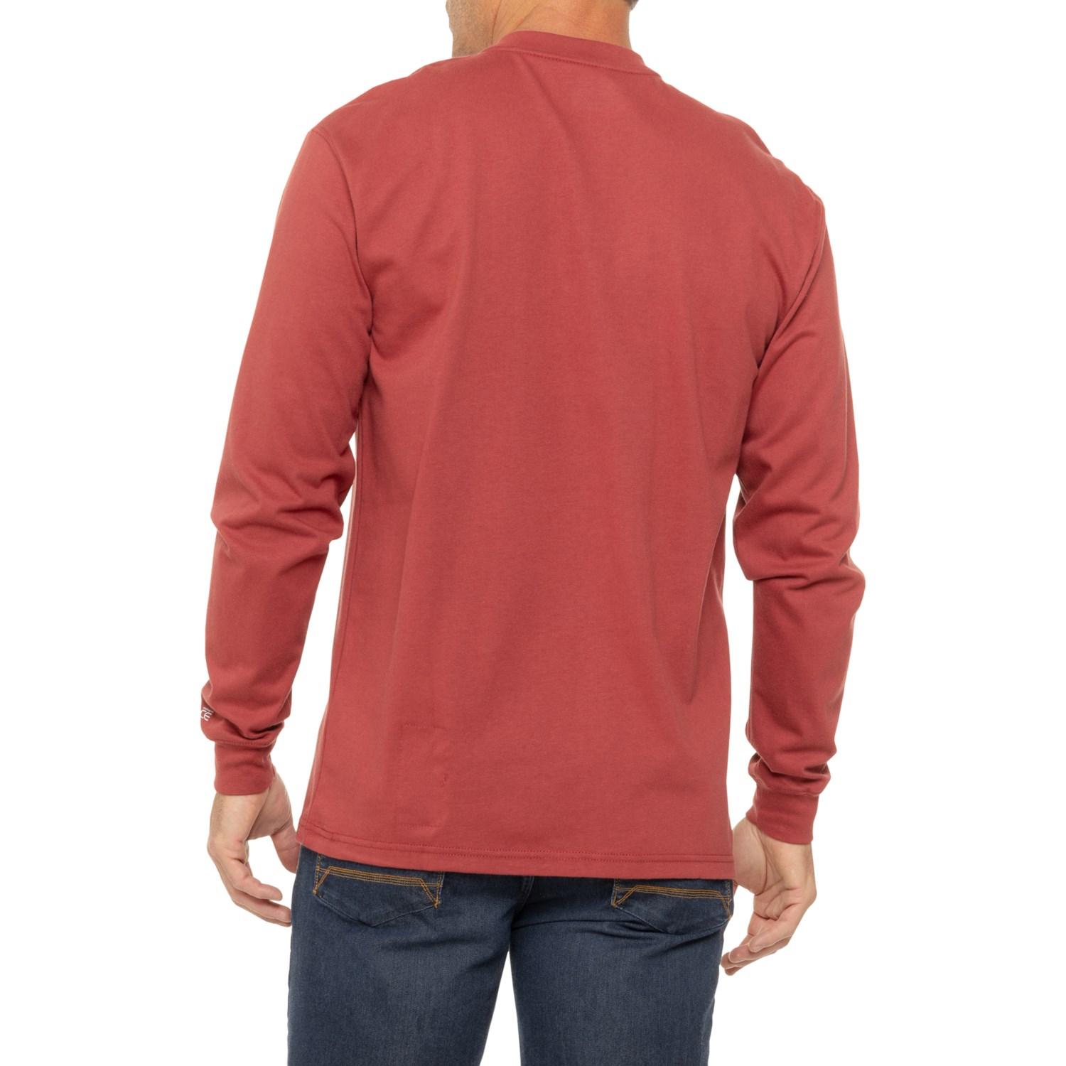 Carhartt 100237 Big and Tall Flame-Resistant Force® Cotton Henley Shirt - Long Sleeve Product Image