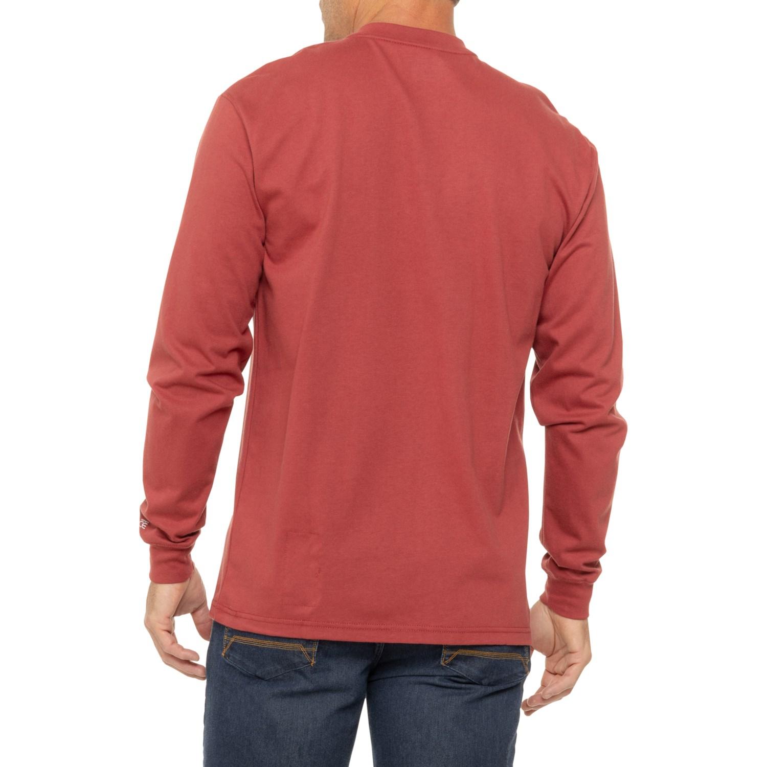 Carhartt 100237 Big and Tall Flame-Resistant Force® Cotton Henley Shirt - Long Sleeve Product Image