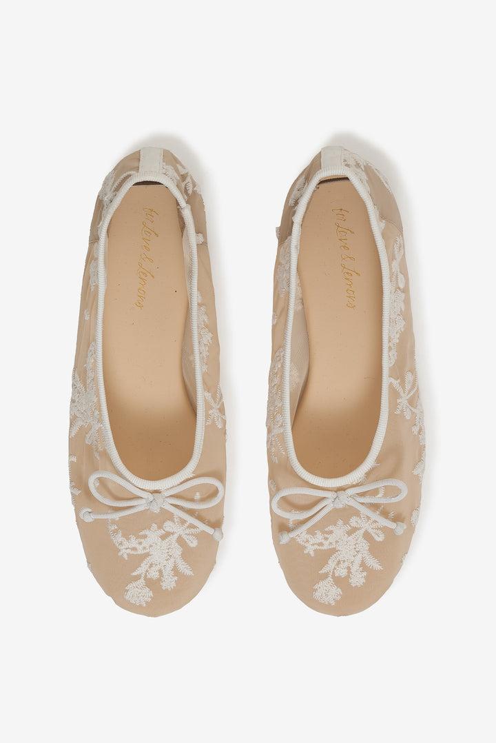 Florence Flat — White Product Image