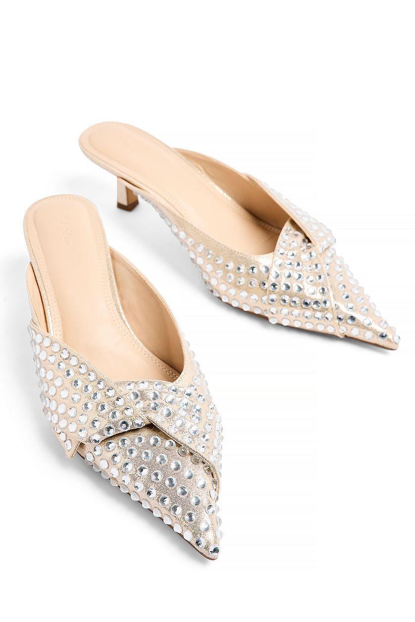 Rhinestone Pointy Toe Pumps Product Image