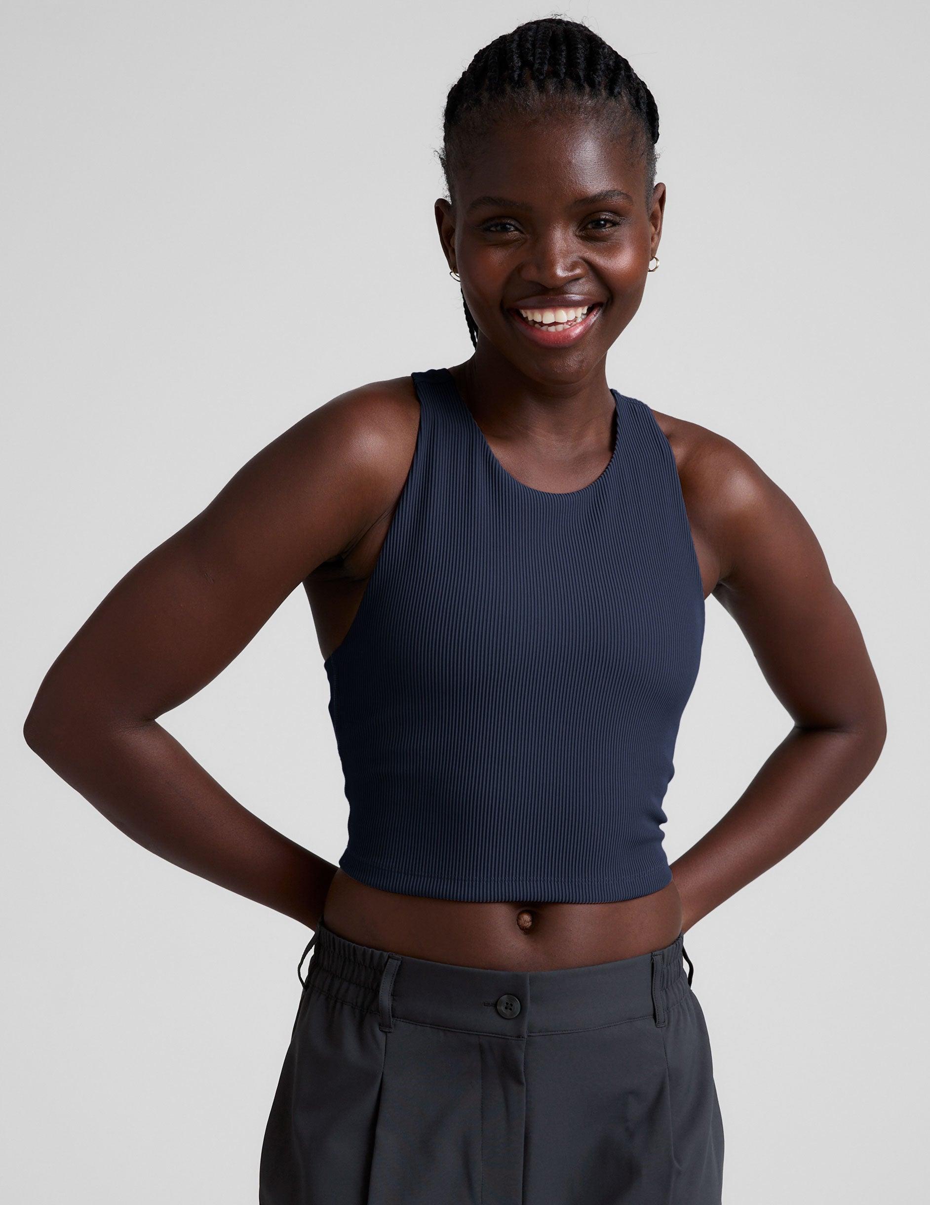 Refocus Ribbed Cropped Tank Product Image