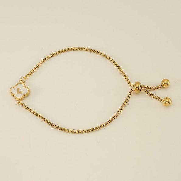 Clover Initial Bracelets Product Image