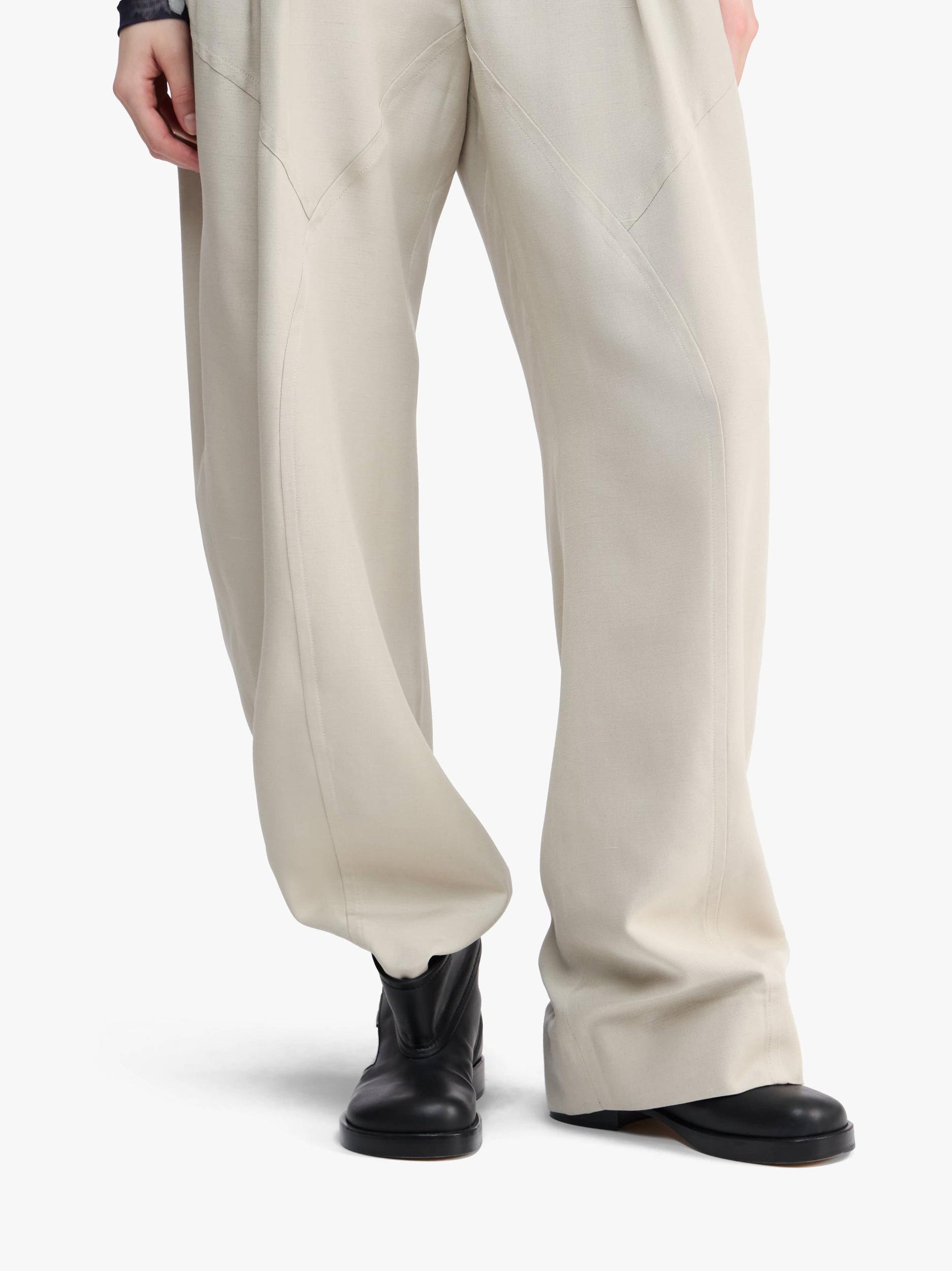 GATHERED WAIST D-RING TROUSERS Product Image