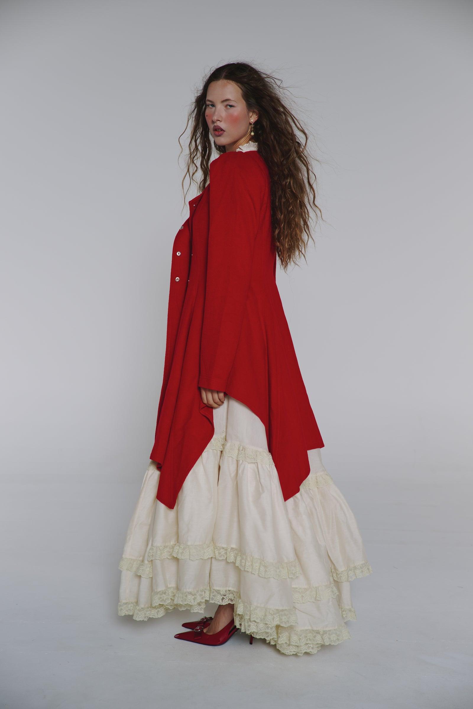 The Revolt Red Romantic Coat Product Image