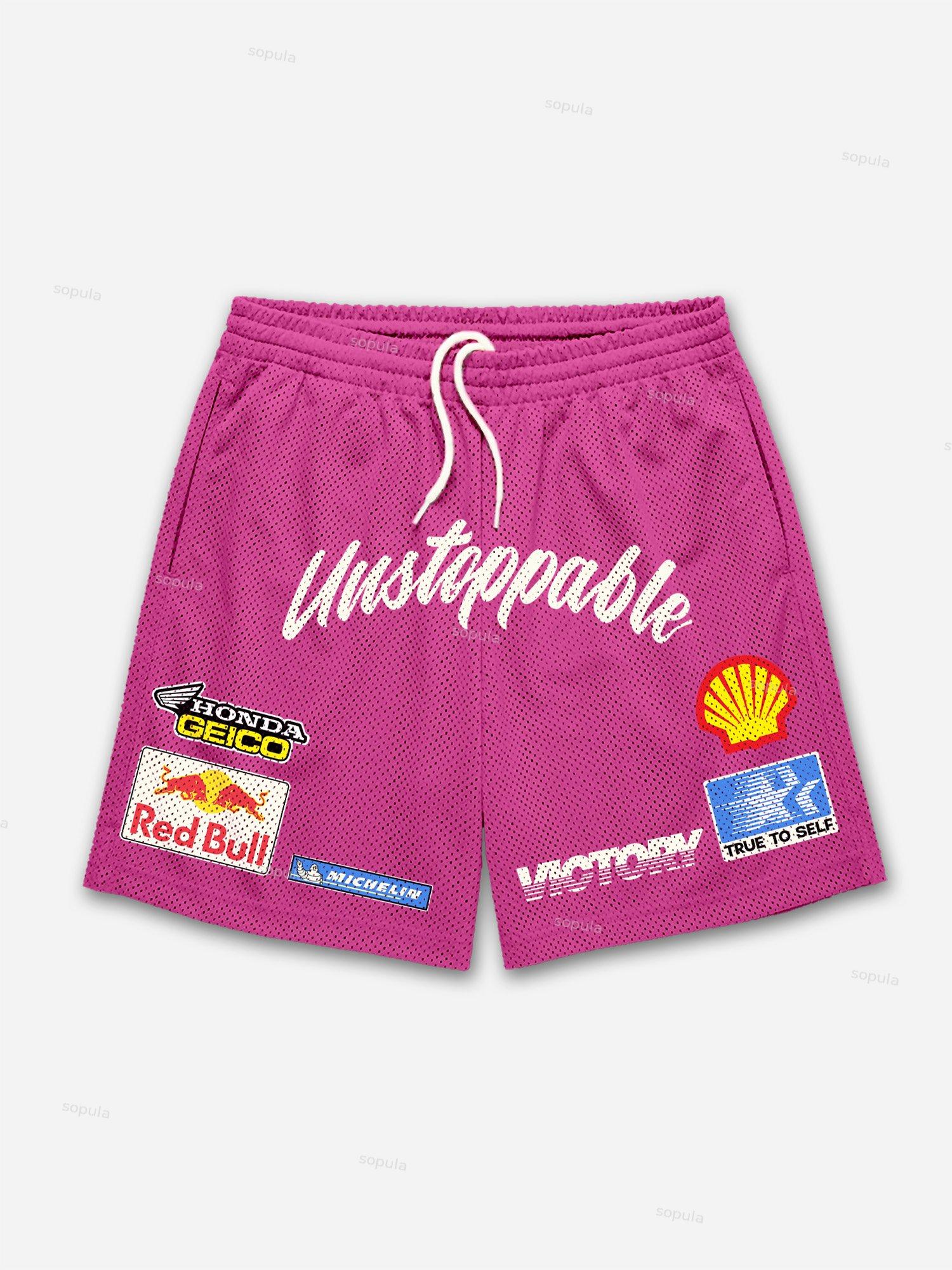 Unstoppable Street Trend Racing Mesh Shorts Product Image