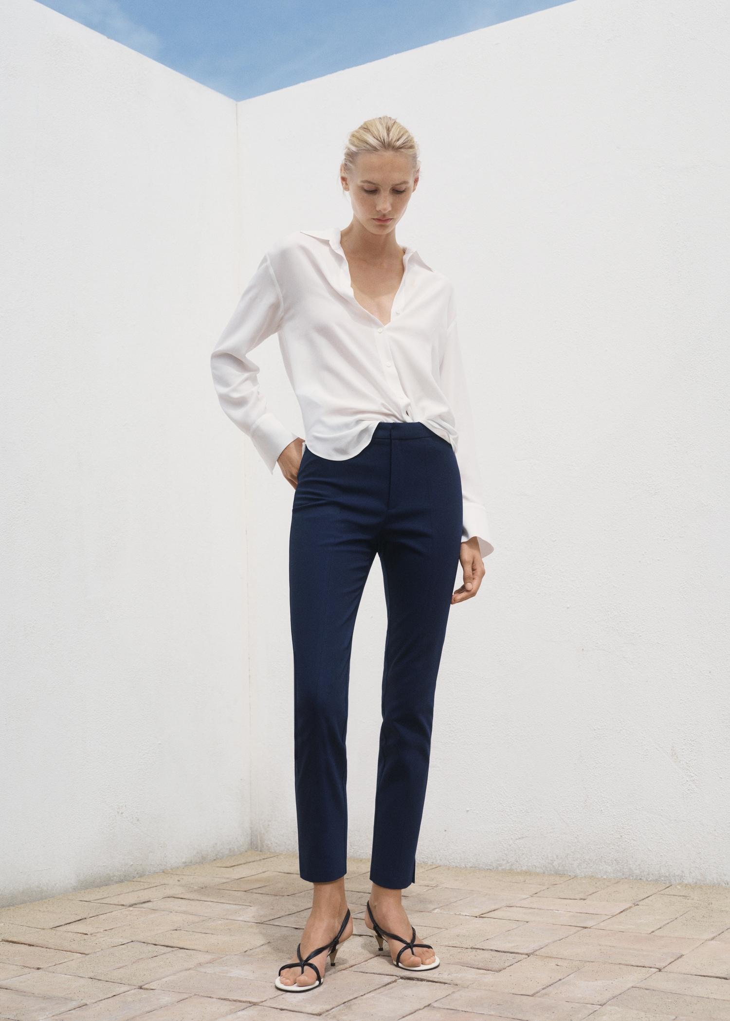 Crop skinny pants - Women | MANGO USA Product Image