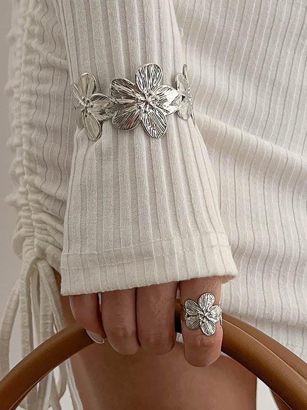 Flower Shape Geometric Bracelet Accessories Rings Accessories Product Image